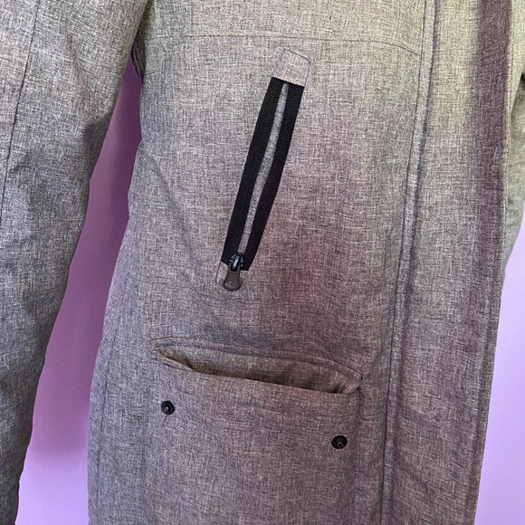 Garage Grey Winter Coat with lots of pockets! - Picture 5 of 8